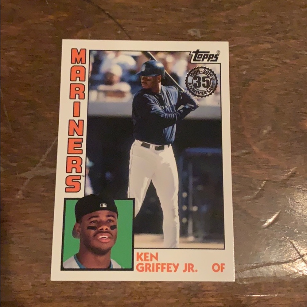 Limited edition. Ken Griffey jr. card